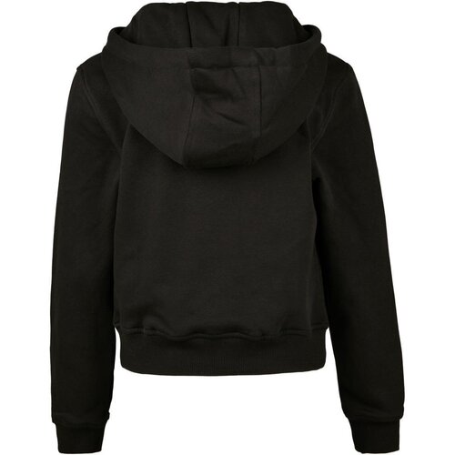 Build your Brand Girls Cropped Sweat Hoody black 110/116