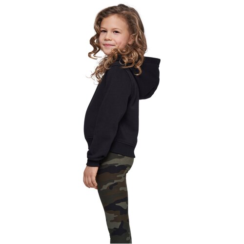 Build your Brand Girls Cropped Sweat Hoody black 110/116