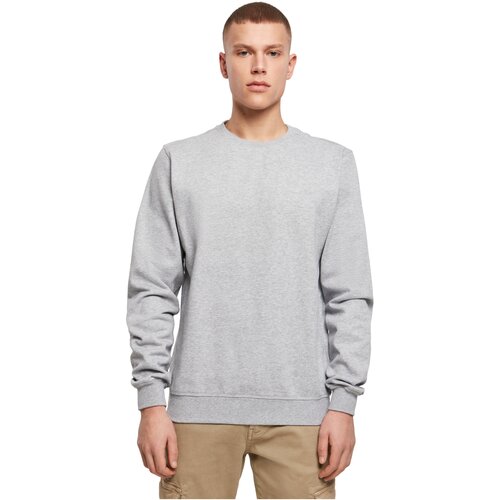 Build your Brand Premium Crewneck heather grey XXL