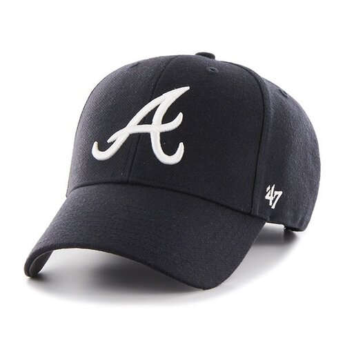47 Brand MLB Atlanta Braves 47 MVP Curved Cap Navy