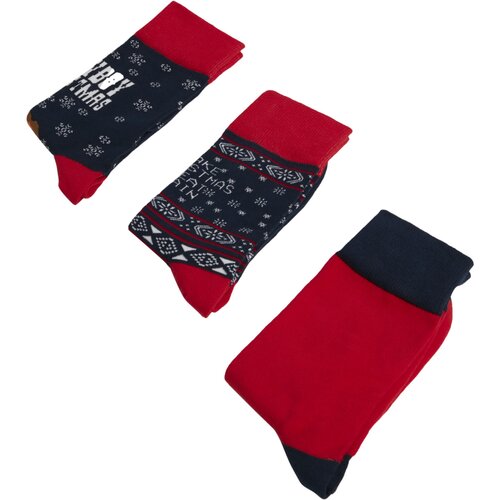 Urban Classics Christmas Socks Set Ice Cowboy multicolor 35-38