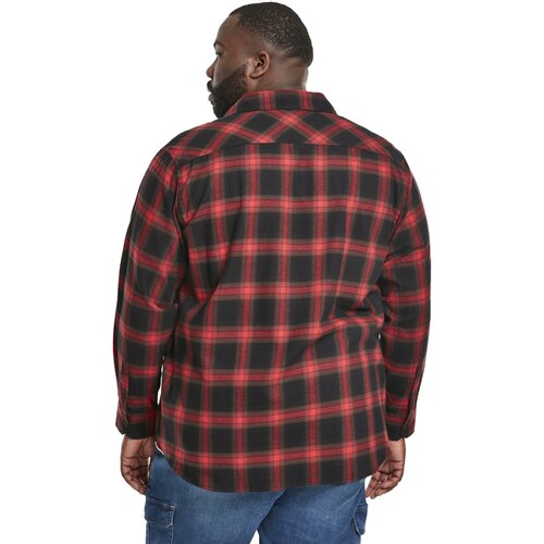 Urban Classics Checked Flanell Shirt 6 black/red 5XL