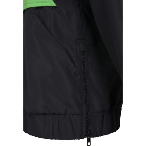 Urban Classics 3-Tone Neon Mix Pull Over Jacket black/neon green L