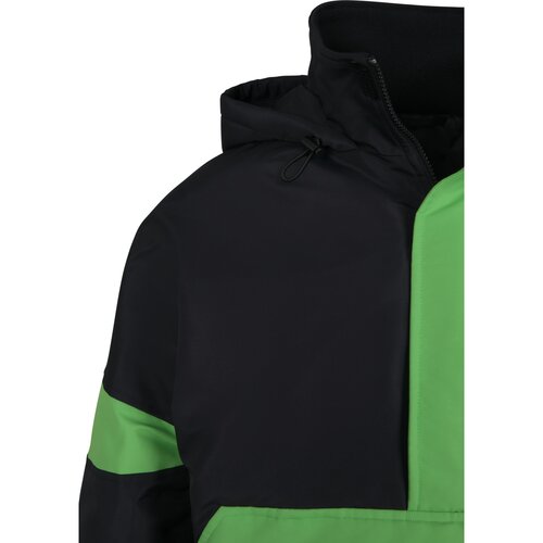 Urban Classics 3-Tone Neon Mix Pull Over Jacket black/neon green L