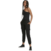 Urban Classics Ladies Asymmetric Longsleeve black XL