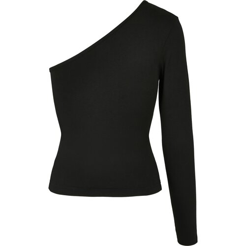 Urban Classics Ladies Asymmetric Longsleeve black XS