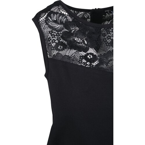 Urban Classics Ladies Lace Block Jumpsuit black 5XL