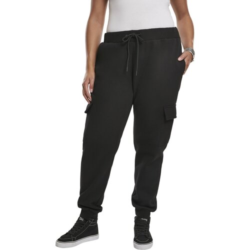 Urban Classics Ladies Cargo Sweat Pants black 3XL