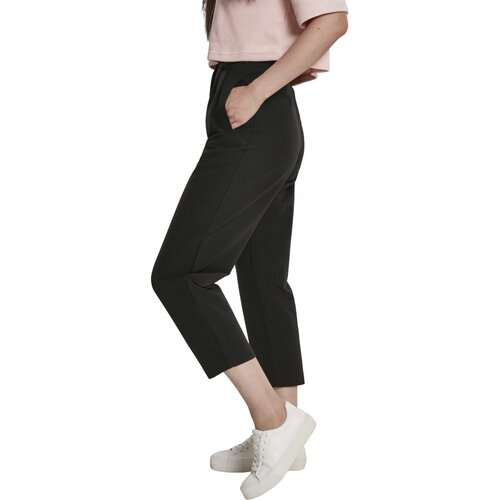 Urban Classics Ladies High Waist Cropped Pants black S