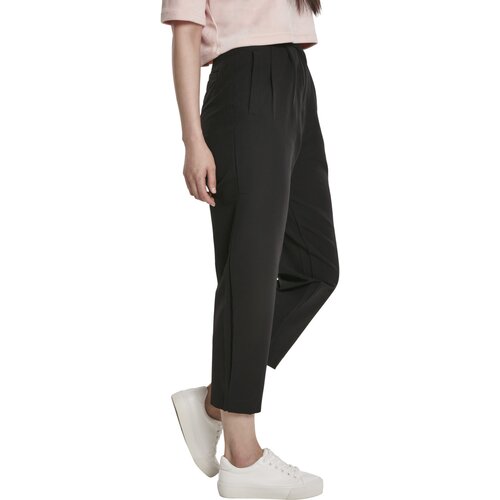 Urban Classics Ladies High Waist Cropped Pants black S