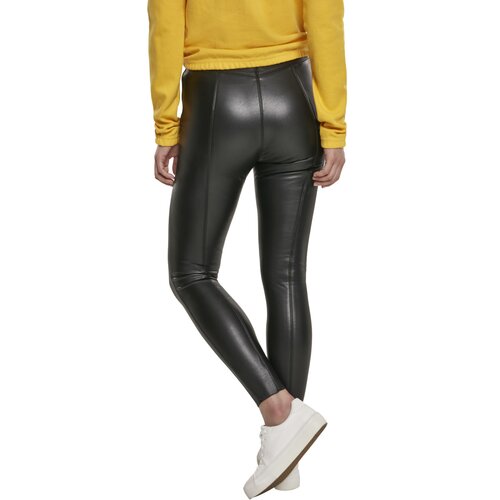 Urban Classics Ladies Faux Leather Skinny Pants black L