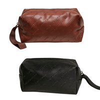 Urban Classics Imitation Leather Cosmetic Pouch black one...