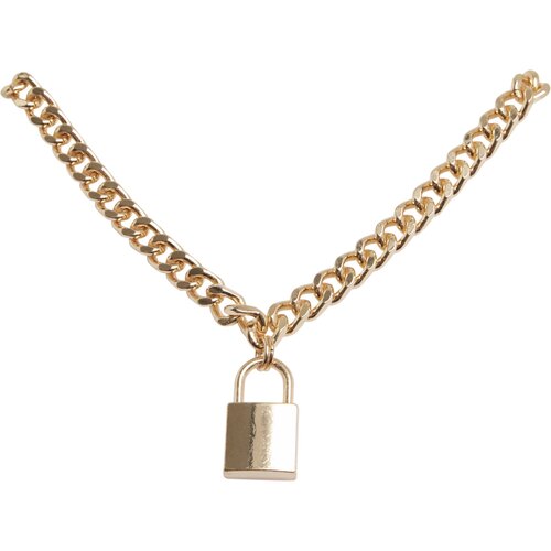 Urban Classics Padlock Necklace gold one size