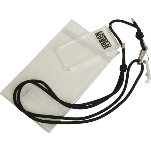 Urban Classics Phone Necklace with Additionals I Phone 8 transparent/black one size