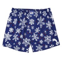 Lousy Livin Boxershorts Snow Flakes Night Blue XS