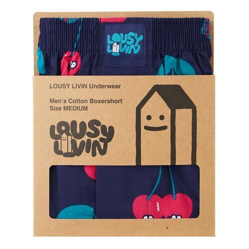 Lousy Livin Boxershorts Cherries Cherrie Blue XL