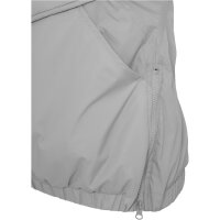 Urban Classics Nylon Hoody Windbreaker grey / black / darkgrey