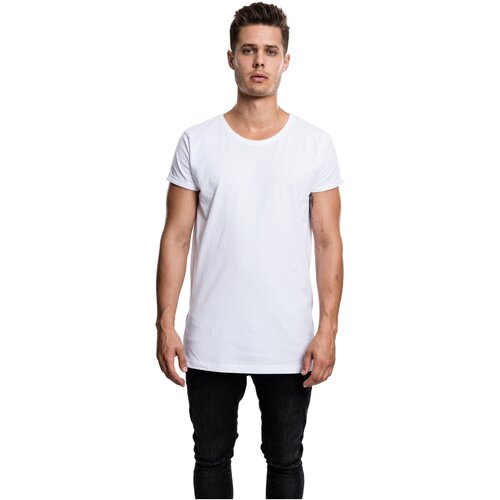 Urban Classics Long Shaped Side Zip Tee white XXL