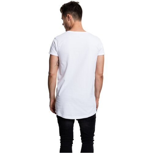 Urban Classics Long Shaped Side Zip Tee white XXL