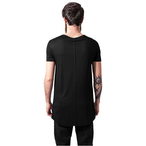 Urban Classics Long Open Edge Front Zip Tee black L