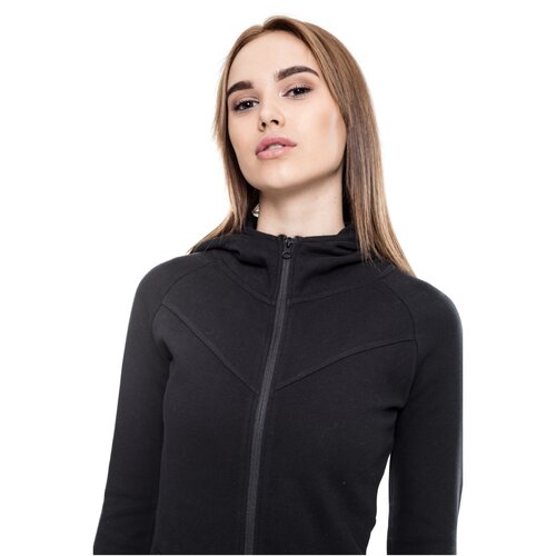 Urban Classics Ladies Athletic Interlock Zip Hoody black L