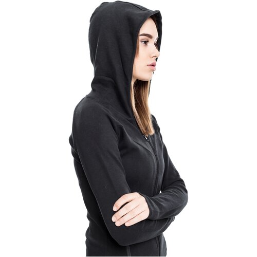 Urban Classics Ladies Athletic Interlock Zip Hoody black L