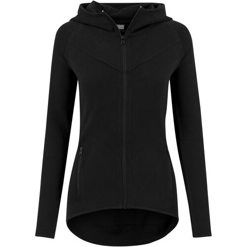 Urban Classics Ladies Athletic Interlock Zip Hoody black XS