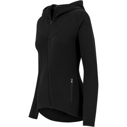 Urban Classics Ladies Athletic Interlock Zip Hoody black XS