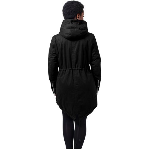 Urban Classics Ladies Sherpa Lined Cotton Parka black L