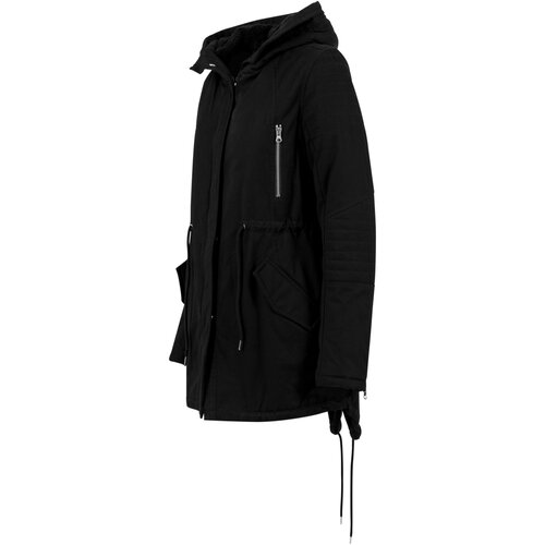 Urban Classics Ladies Sherpa Lined Cotton Parka black L