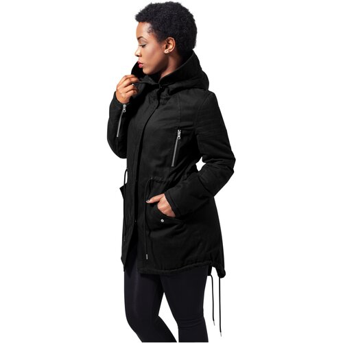 Urban Classics Ladies Sherpa Lined Cotton Parka black S