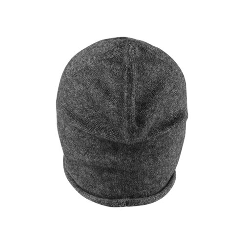 MSTRDS Cashmere Slouch Beanie heather charcoal