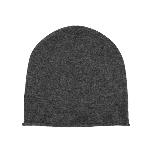 MSTRDS Cashmere Slouch Beanie heather charcoal