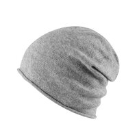 MSTRDS Cashmere Slouch Beanie heather grey
