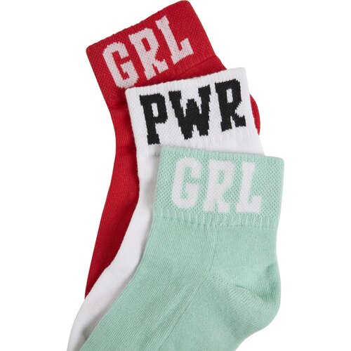 Urban Classics Girl Power Socks 3-Pack