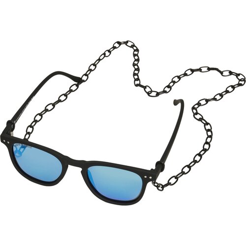 Urban Classics Sunglasses Arthur With Chain black/blue one size