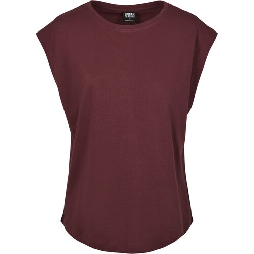 Urban Classics Ladies Basic Shaped Tee cherry XXL