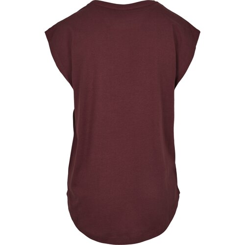 Urban Classics Ladies Basic Shaped Tee cherry XXL