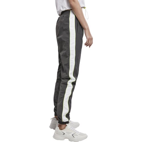 Urban Classics Ladies Piped Track Pants darkshadow/electriclime XL