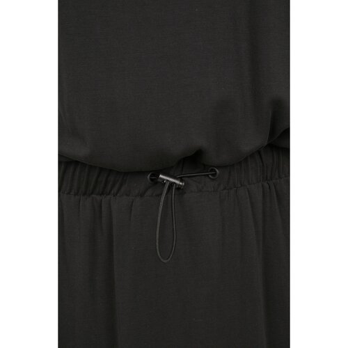 Urban Classics Ladies Modal Hoody Dress black/black XS