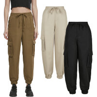 Urban Classics Ladies Viscose Twill Cargo Pants