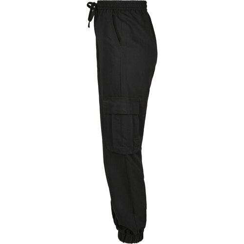 Urban Classics Ladies Viscose Twill Cargo Pants black 4XL