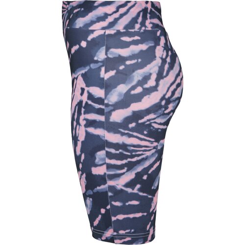 Urban Classics Ladies Tie Dye Cycling Shorts darkshadow/pink L