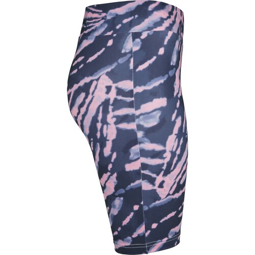 Urban Classics Ladies Tie Dye Cycling Shorts darkshadow/pink L