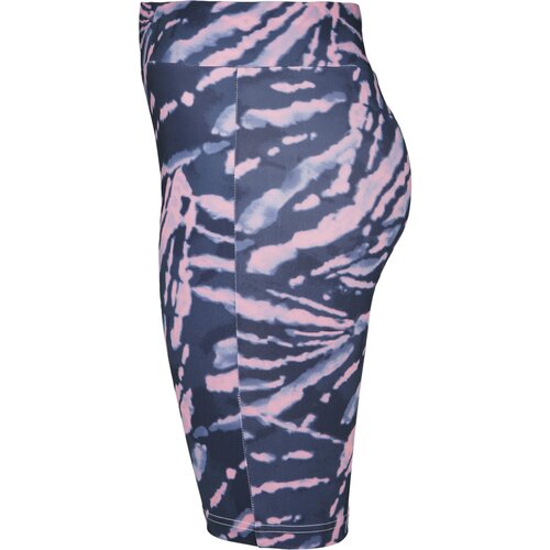 Urban Classics Ladies Tie Dye Cycling Shorts darkshadow/pink XS