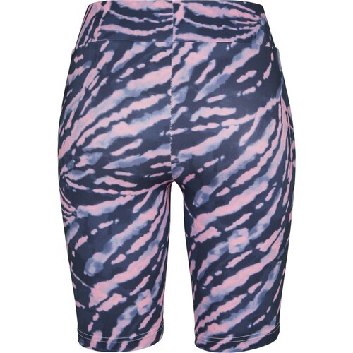 Urban Classics Ladies Tie Dye Cycling Shorts darkshadow/pink XXL