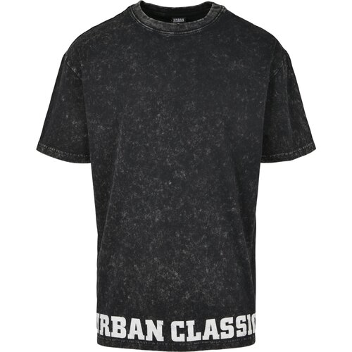 Urban Classics Acid Washed Logo Tee