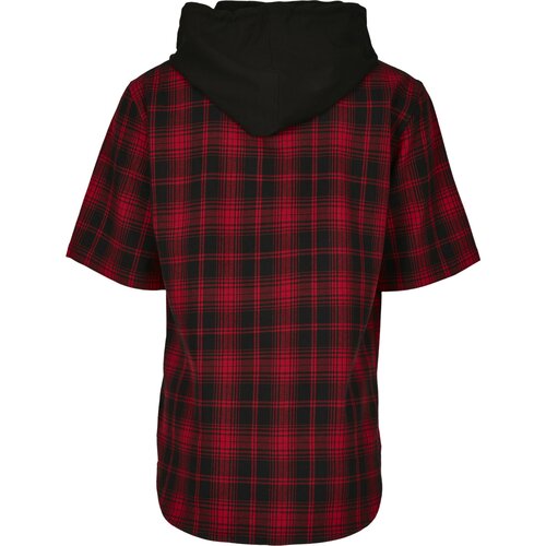 Urban Classics Hooded Short Sleeve Shirt black L