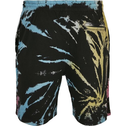 Urban Classics Tie Dye Sweat Shorts black XXL