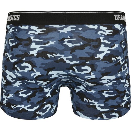 Urban Classics Boxer Shorts 3-Pack blue camo/orange camo/black XL